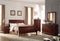 Louis Philippe Full/Twin Bed, Black